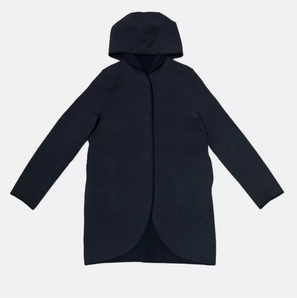 Lululemon City Bound Wrap-Heathered Black / Black Coat/ Jacket - Picture 4 of 16